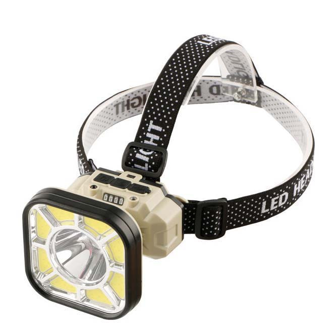 Фонарь налобный 826X-XPE+8COB(White+Red), 1x18650 PU-62 Львов - изображение 2