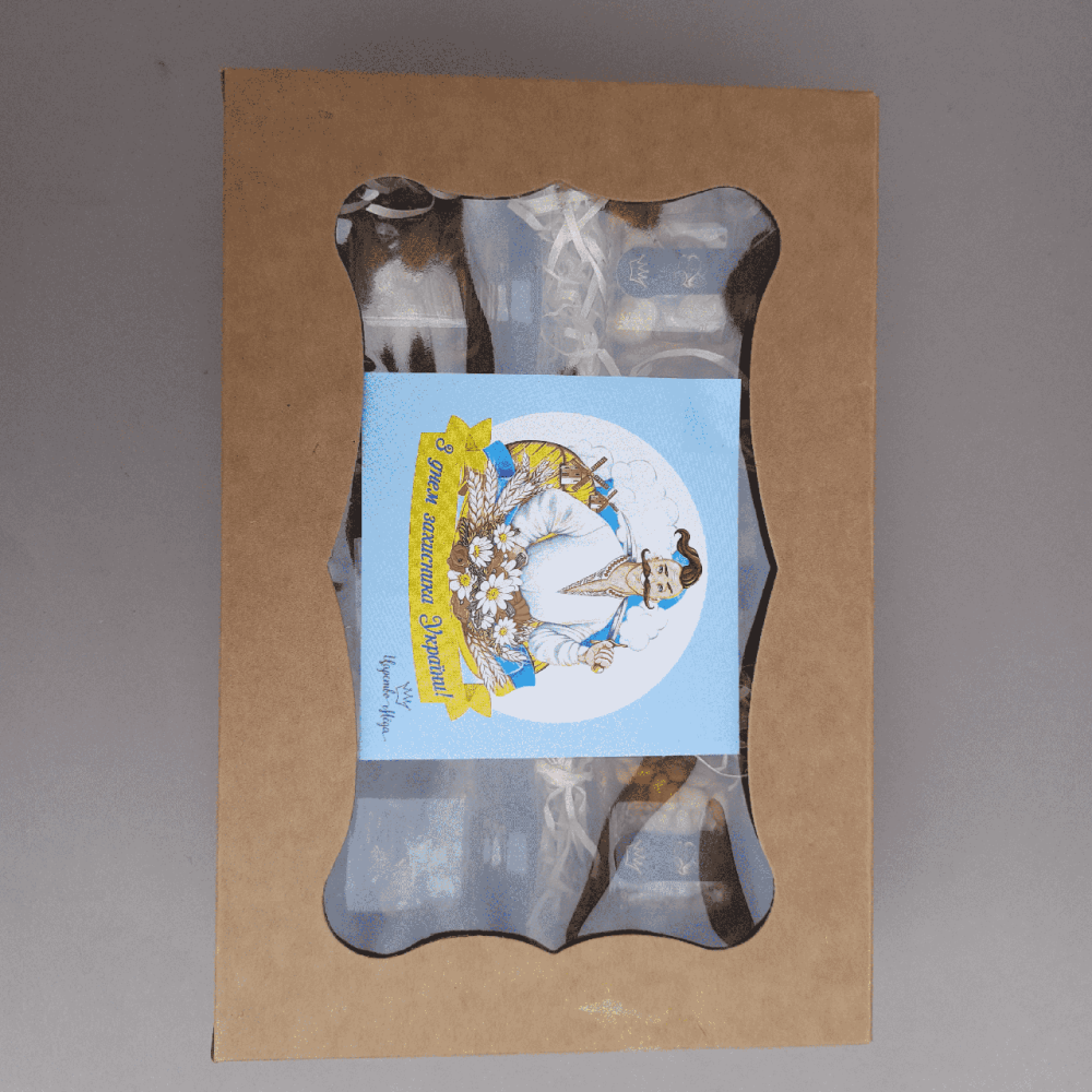 Подарунковий набір з крем медом чоловікові у день народження №41А Одеса - фото 3