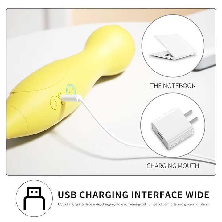 Двосторонній гнучкий багатофункціональний вібратор LILO 3в1 - Жовтий - Вібратори Вінниця - фото 4