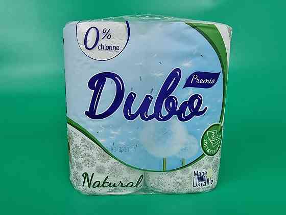 Туалетний папір (3шари) білий (а4) Диво Premio NaturaL (1 пачка) Харків
