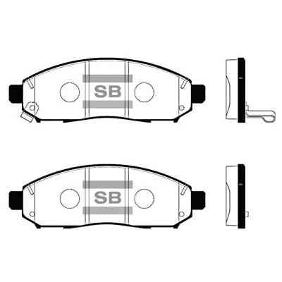 Гальмівні колодки HI-Q SP1460 Вінниця
