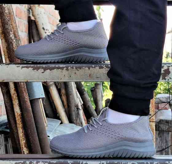 -Кроссівки Зимові Сірі Жіночі з Махом (розміри: 37,38,39,40,41) - 205 Дніпро