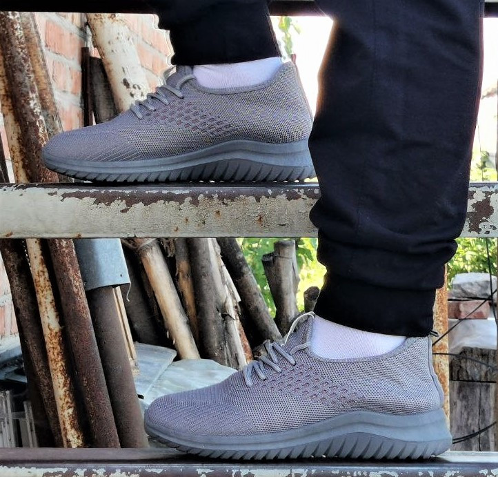 -Кроссівки Зимові Сірі Жіночі з Махом (розміри: 37,38,39,40,41) - 205 Дніпро - фото 6