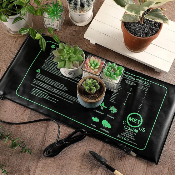 Термокилимок для розсади зі швидким нагріванням | Килимок для розсади та насіння, 53x93см 80Вт Кам'янець-Подільський