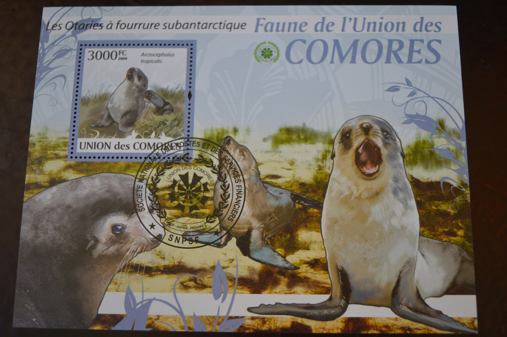 Марки. Фауна. Блок. 2009 год (Б-8) Полтава - изображение 1