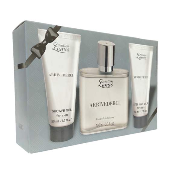Набор для мужчин Arrivederci Creation Lamis (Туалетная вода 100 мл Гель для душа 50 мл Бальзам после бритья) Запорожье