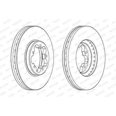 Гальмівний диск FERODO DDF2469 Вінниця