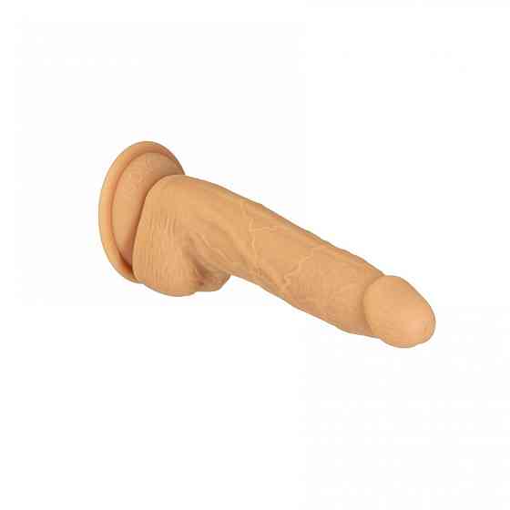 Фалоімітатор Naked Addiction - 8″ Silicone Dual Density Dildo Vanilla, віброкуля в подарунок Sex Aura Київ