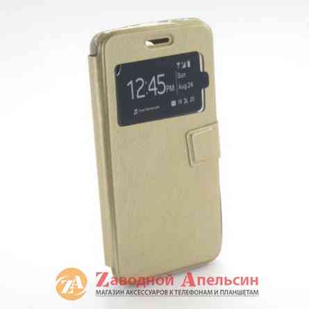 Чохол книжка Lenovo A5000 Smart Case gold Одеса