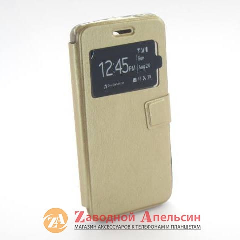 Чохол книжка Lenovo A5000 Smart Case gold Одеса - фото 4