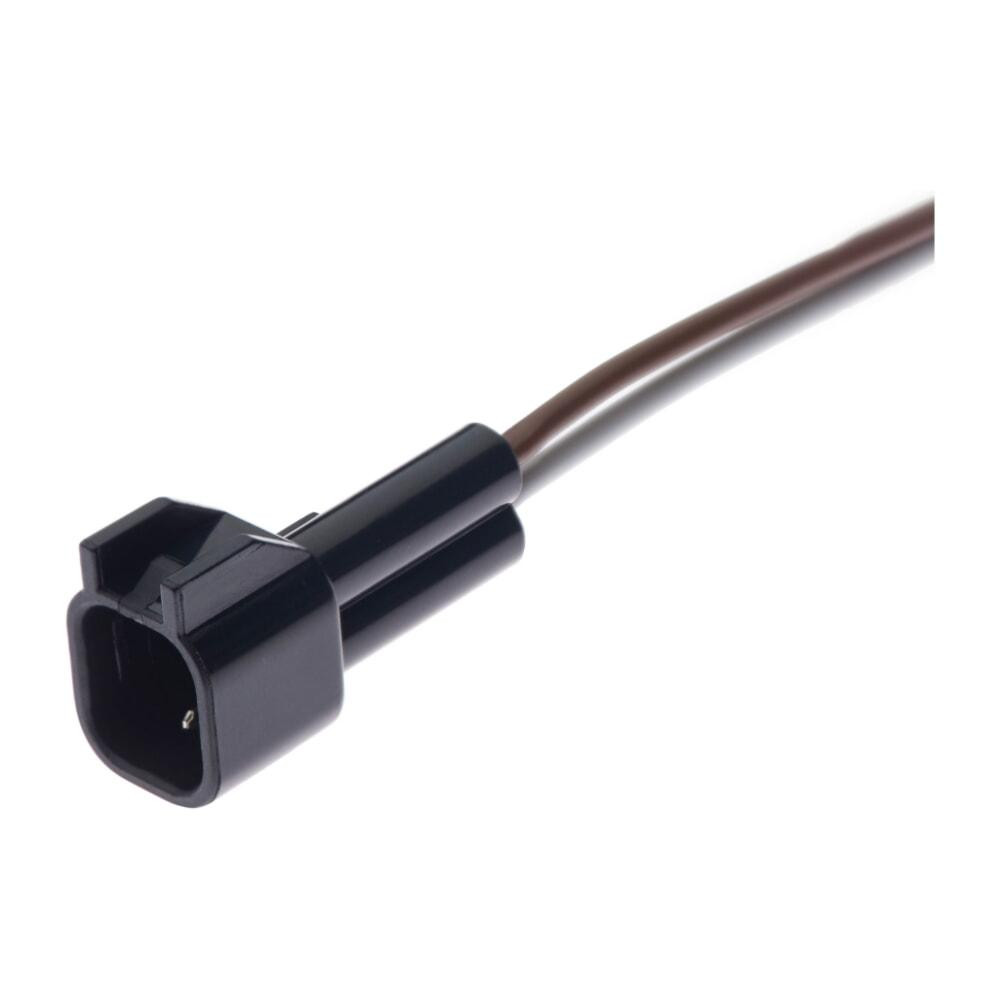 Електричний з'єднувач із дротом, 2-контактний, Топл. Форсунка Uscar, Чорний, Пластик Київ - фото 1