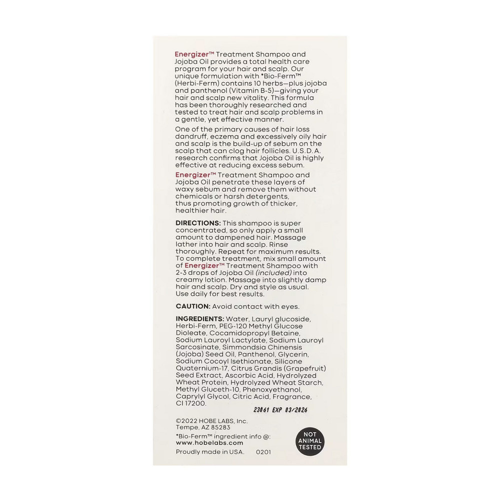 Шампунь для волос Hobe Labs Treatment Shampoo 118ml Киев - изображение 3