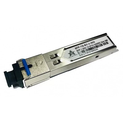 Модуль SFP Alistar Модуль SFP 1000BASE-BX 1SM WDM SC 3KM TX1310/RX1550nm DDM (SFP-1G-BX-U-S03) Вінниця - фото 1