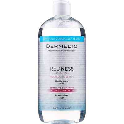 Мицеллярная вода Dermedic Redness Calm Для чувствительной кожи H2O 500 мл (5901643176389) Винница