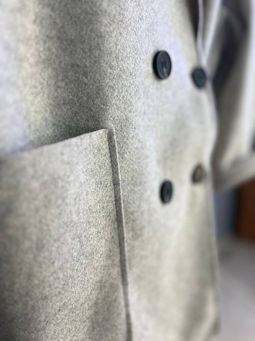 Жакет женский LADY YEP 2057 оверсайз удлиненный с карманами бежевый, бежевый, one size Киев - изображение 3