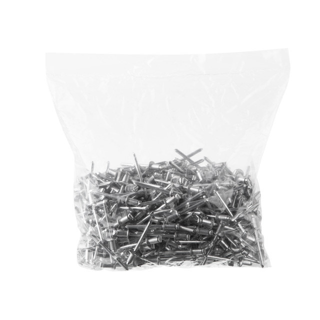 Заклепка сталева, 5,0×8,0 мм, 500 шт. INTERTOOL RT-5008 Київ - фото 1