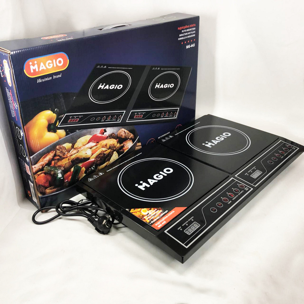 Електричні плити хорошої якості MAGIO MG-443, Маленька електроплита настільна, Домашня електрична плита AC-22 Івано-Франківськ - фото 8