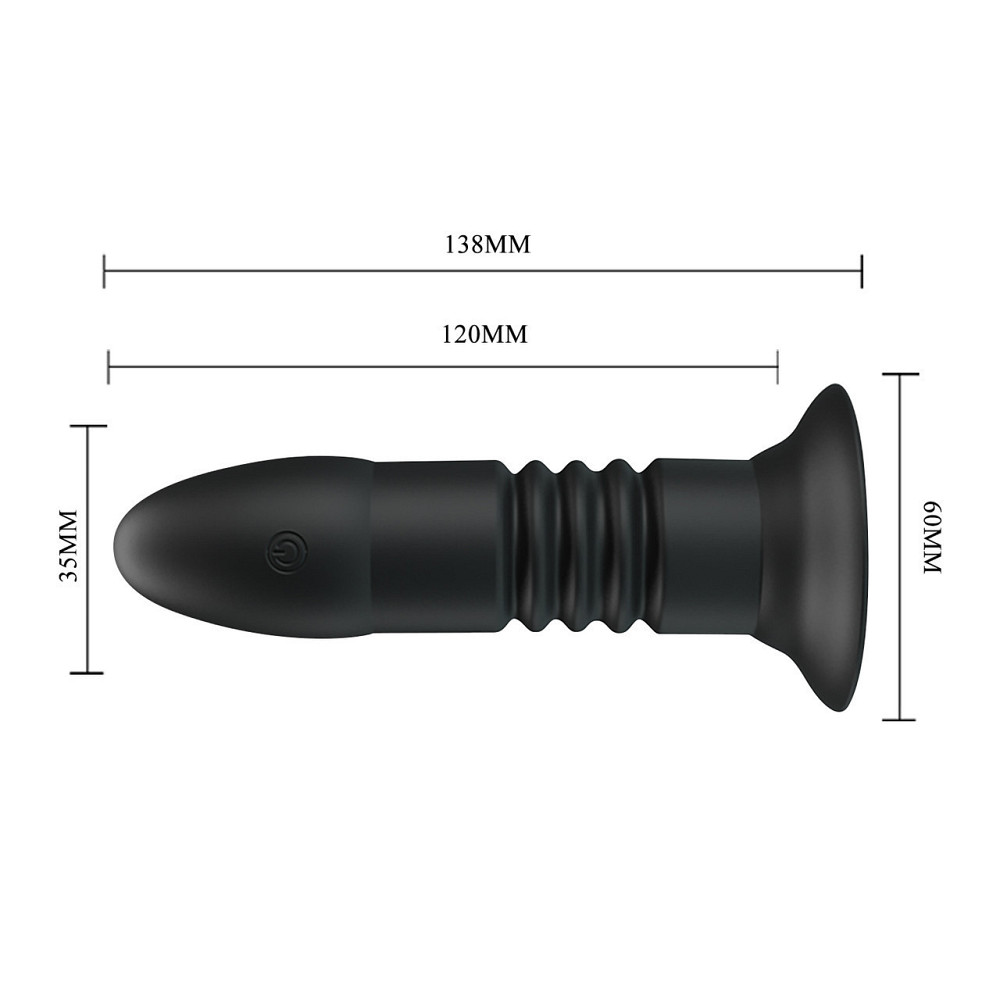 Анальная пробка - Mr.Play Remote Control Vibrating Anal Plug Sex Aura Киев - изображение 8