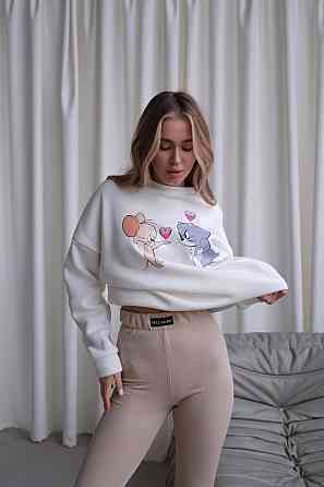 Женский трендовый зимний костюм Молочный, 46/48 Одесса