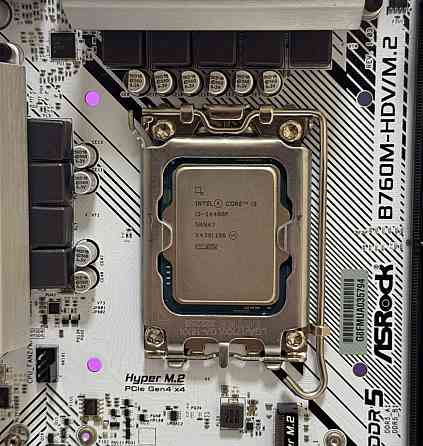 Ігровий сет Core i5 14400F, B760 материнська плата, процесор, кулер. Київ