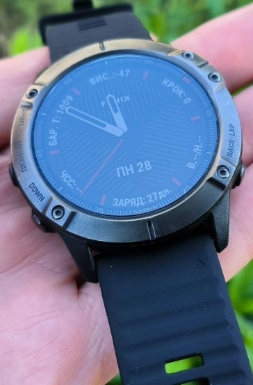 Смарт -Часы Garmin Fenix 6 Sapphire Карты, Украинская Мова , NF6. Киев - изображение 1
