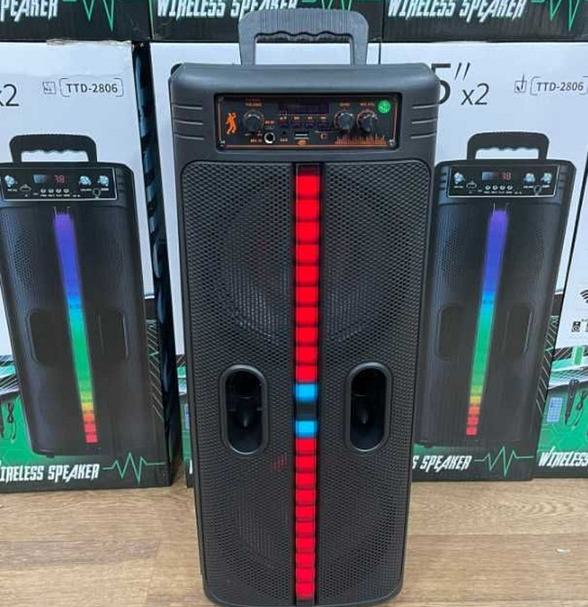 ТОП ПРОДАЖ Колонка Bluetooth Музыкальный центр с Rgb БОЛЬШАЯ. Киев - изображение 1