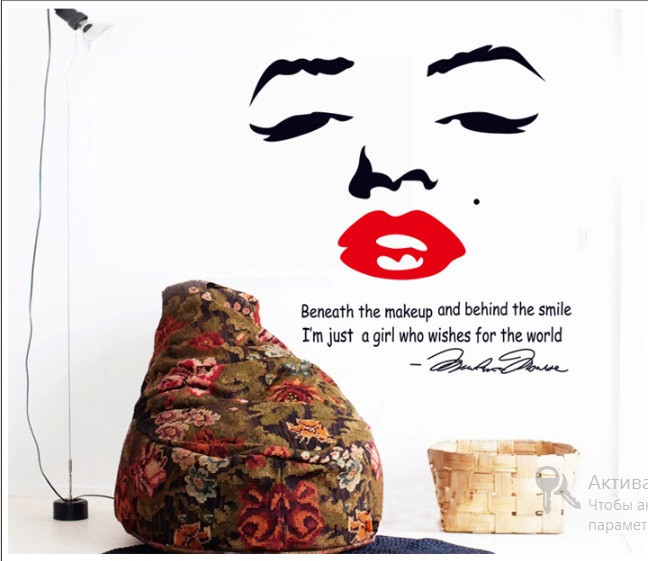 Наклейка на стену Мэрелин Монро Киев - изображение 5