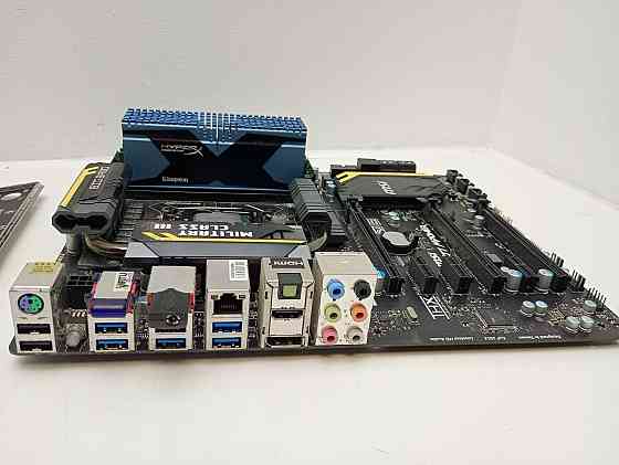 Комплект: материнська плата MSI Z77 MPOWER + i7-3770K + 32Gb DDR3 Kingston HyperX Predator (1866MГц) (товар вживаний) Луцк