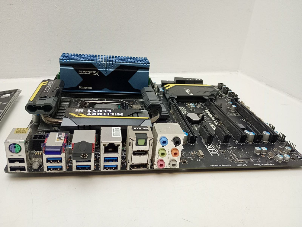 Комплект: материнська плата MSI Z77 MPOWER + i7-3770K + 32Gb DDR3 Kingston HyperX Predator (1866MГц) (товар вживаний) Луцк - изображение 2