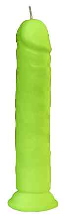 Свічка LOVE FLAME - Dildo Roma Yellow Fluor, CPS03-YELLOW Sex Aura Київ