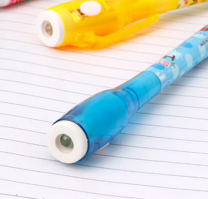 Ручка шпигунська з ліхтариком 4 шт Київ - фото 2