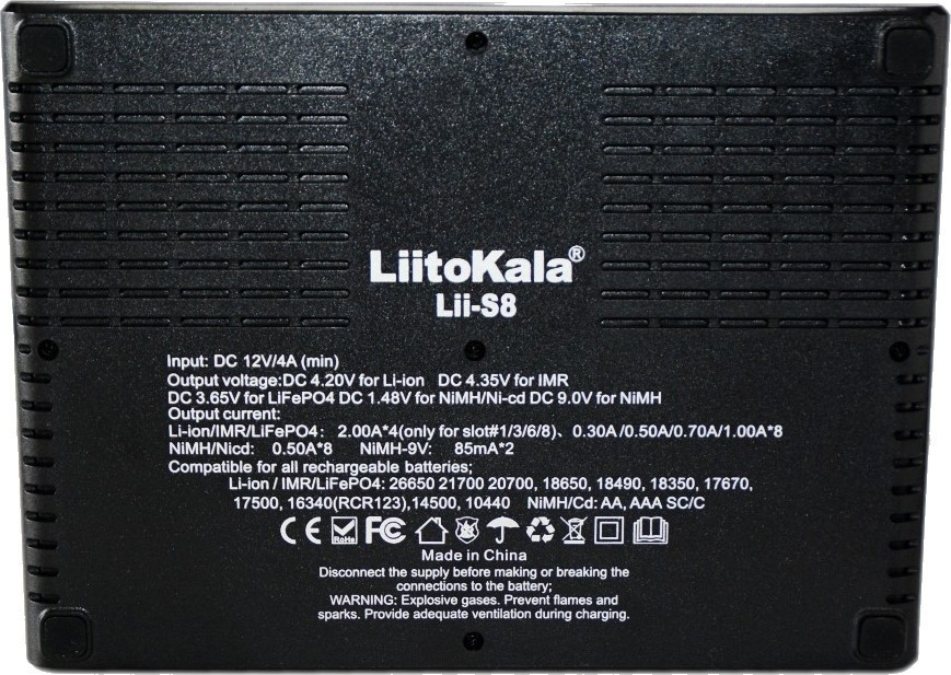 Заряднoe устройство Liitokala Lii-S8 (на 8 каналов) с блоком питания и автомобильным адаптером Киев - изображение 8