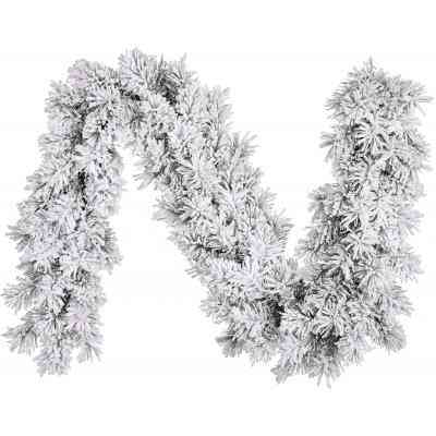 Мишура Black Box Trees Dinsmore Frosted 180 см Белая (8718861289046) Винница