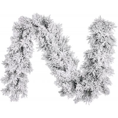 Мишура Black Box Trees Dinsmore Frosted 180 см Белая (8718861289046) Винница - изображение 1