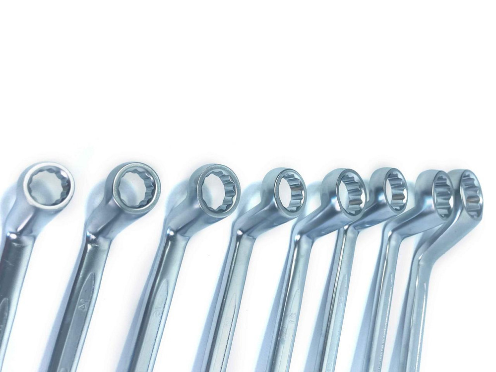 Набір ключів накидних на 75грд. 11пр.(6x7,8x10,10x11,12x13,14x15,16x17,18x19,21x23,22x24,27x30, 32x3 Одеса - фото 4