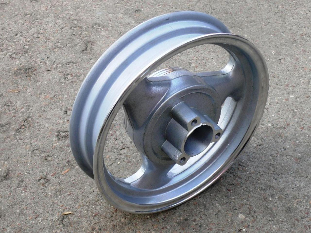 Диск колеса 2,50*12 (зад, диск) (легкосплавний, 19 шліців) Мукачево - фото 1