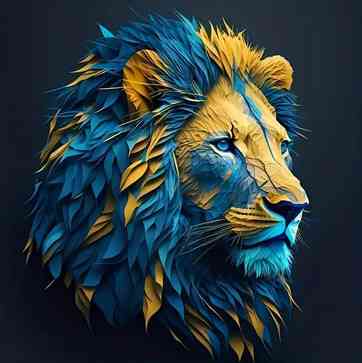 Термонаклейка на одяг трендова Лев Київ