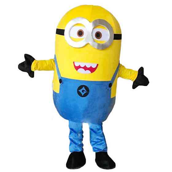 Карнавальный костюм Миньон двуглазый RESTEQ для взрослых — хлопковый костюм на Хэллоуин, рост 150–185 см Киев