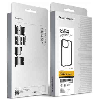 Чехол для мобильного телефона Armorstandart UNIT2 Apple iPhone 15 Pro Max Black (ARM69986) Винница