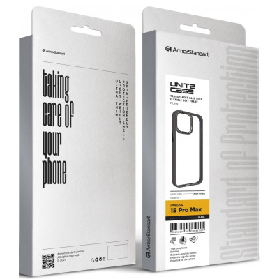 Чехол для мобильного телефона Armorstandart UNIT2 Apple iPhone 15 Pro Max Black (ARM69986) Винница - изображение 5