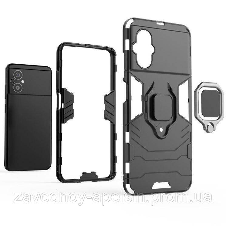 Xiaomi Poco M5s Протиударний чохол Hybrid (кільце) Одеса - фото 3