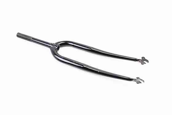 Вилка 28" з різьбою 1" (25,4мм), шток 200мм, чорна (можливі подряпини, дефекти фарбування) Київ