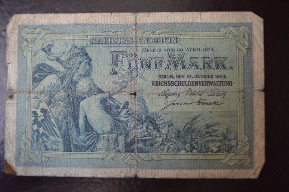 ГЕРМАНИЯ 5 марок 1904 год Полтава - изображение 1