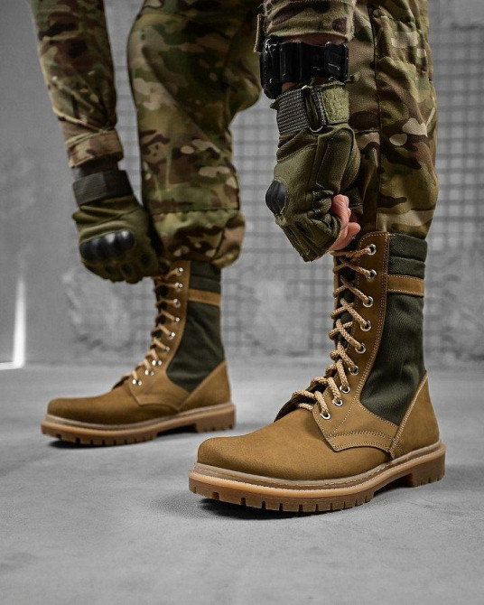 Літні тактичні черевики AGRIS кайот/олива ДЛ6466 Одеса - фото 9