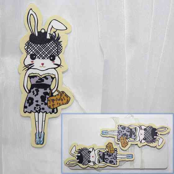 Магніти для штор і гардин (185м) Зайчик набір 2 шт Різнокольоровий (81-096) Київ