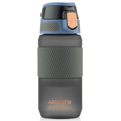 Пляшка для води Ardesto Spring 600мл чорний (AR2260SB) Вінниця - фото 1