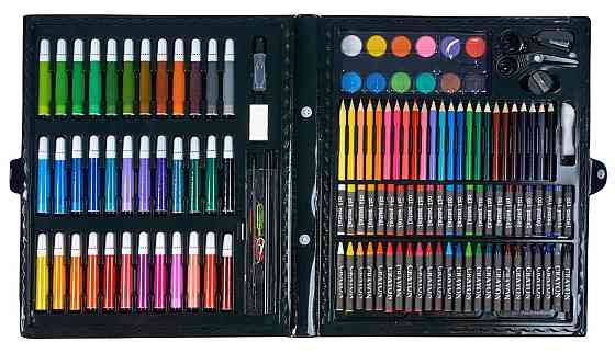 Видеообзор! Детский художественный набор для рисования Art set 150 предметов, Набор для творчества Каменец-Подольский