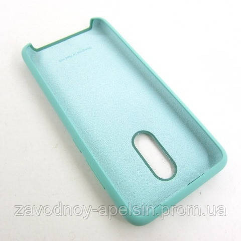 Xiaomi Redmi 5 мятний чохол Silicone Cover mint Одеса - фото 2