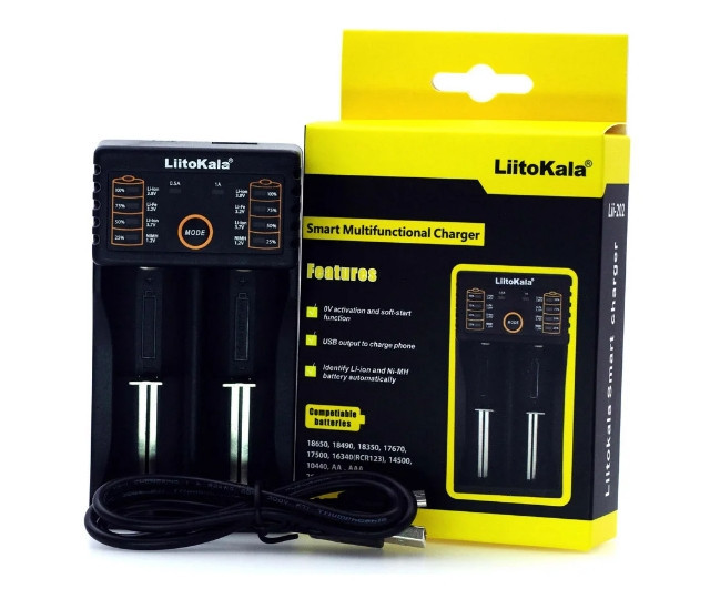 Заряднoe устройство Liitokala Lii-202 на 2 слота (для Ni-MH, Ni-CD, Li-Ion, LiFePO4) Киев - изображение 9