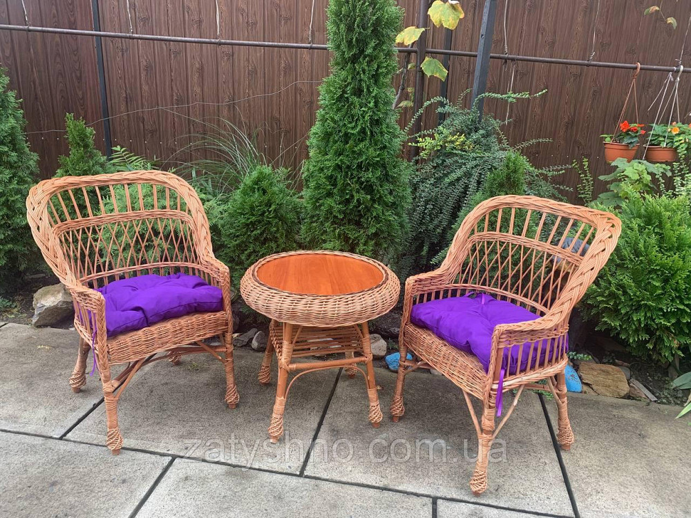 Плетеная мебель, набор Киев - изображение 3